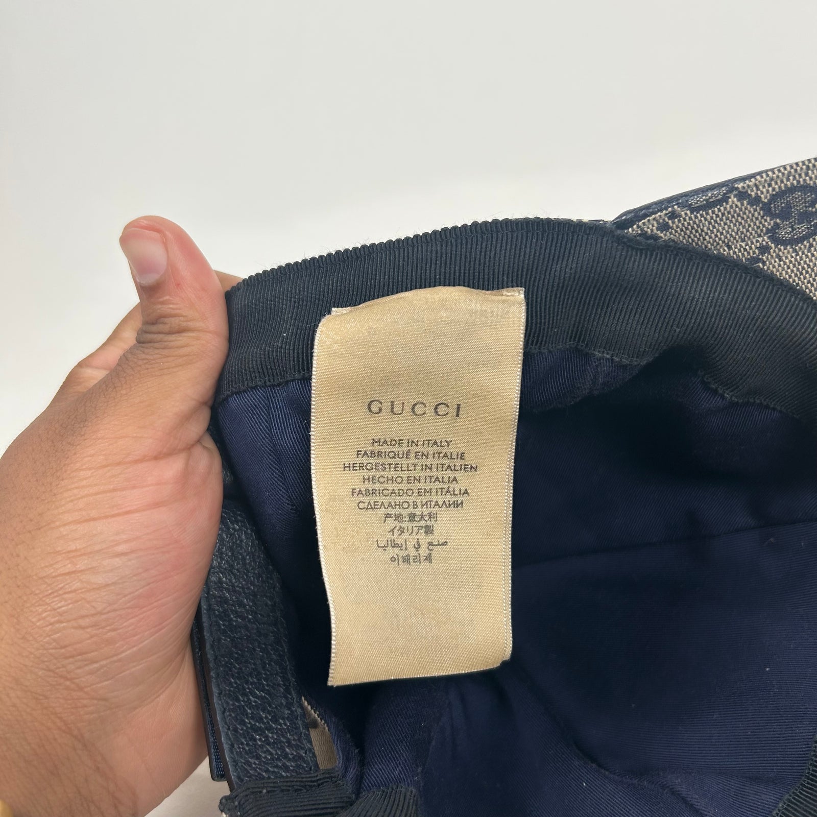 Gucci Monogram GG Hat Size XS