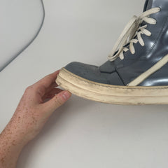 Rick Owens Metallic Geobasket Size 45