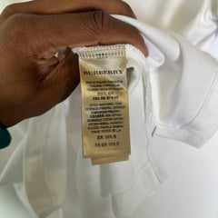 Burberry White Hatley Camo Polo Shirt