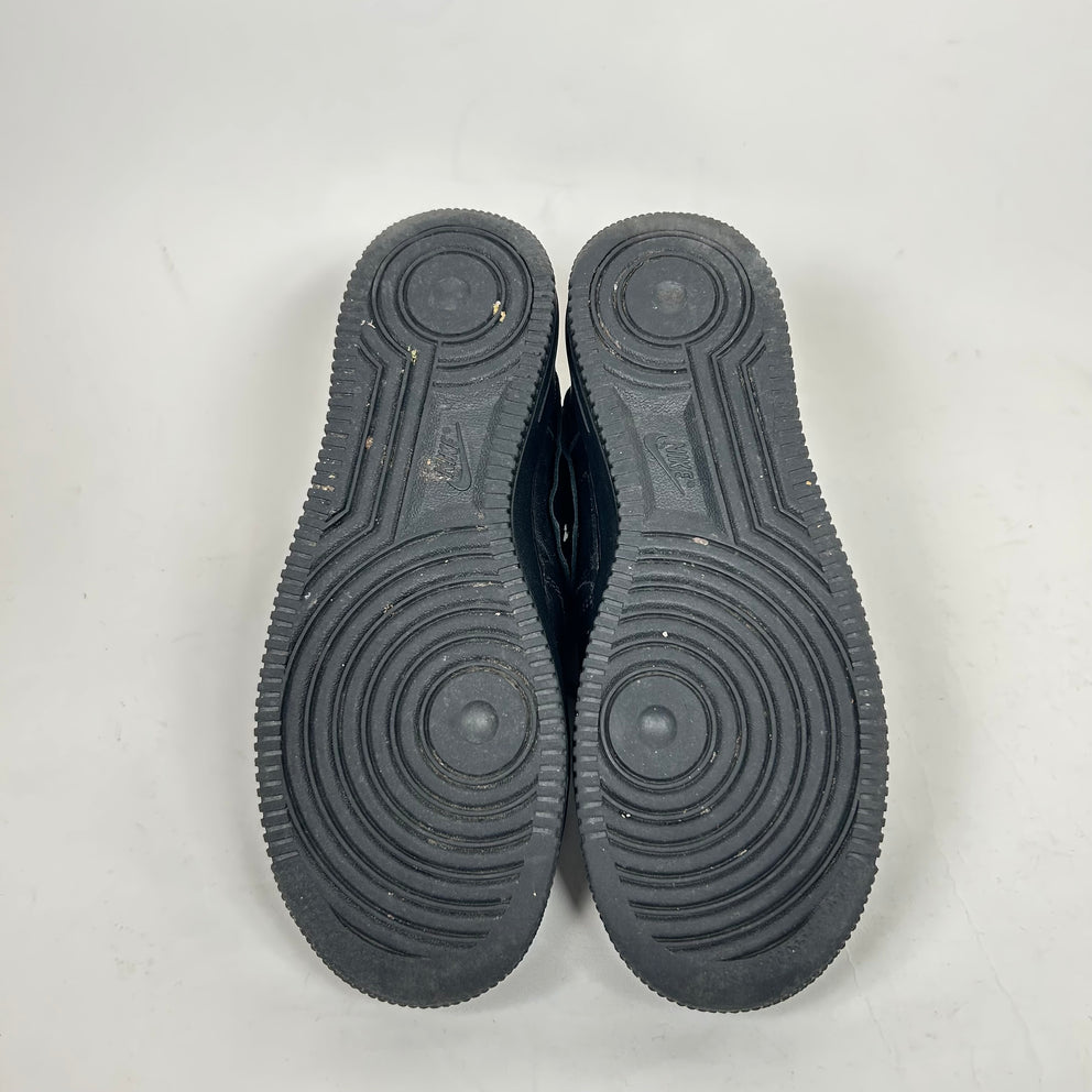 CDG x Nike Black Mid Air Force 1 Size 7