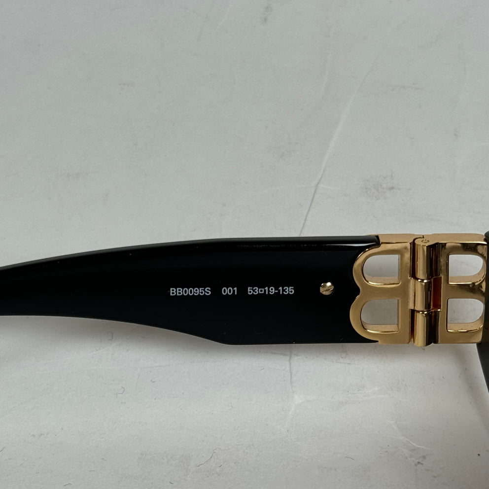Balenciaga Black Bossy Cat Eye Sunglasses