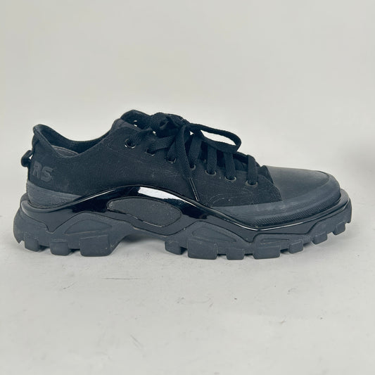 Raf Simons Black Low Tops Size &