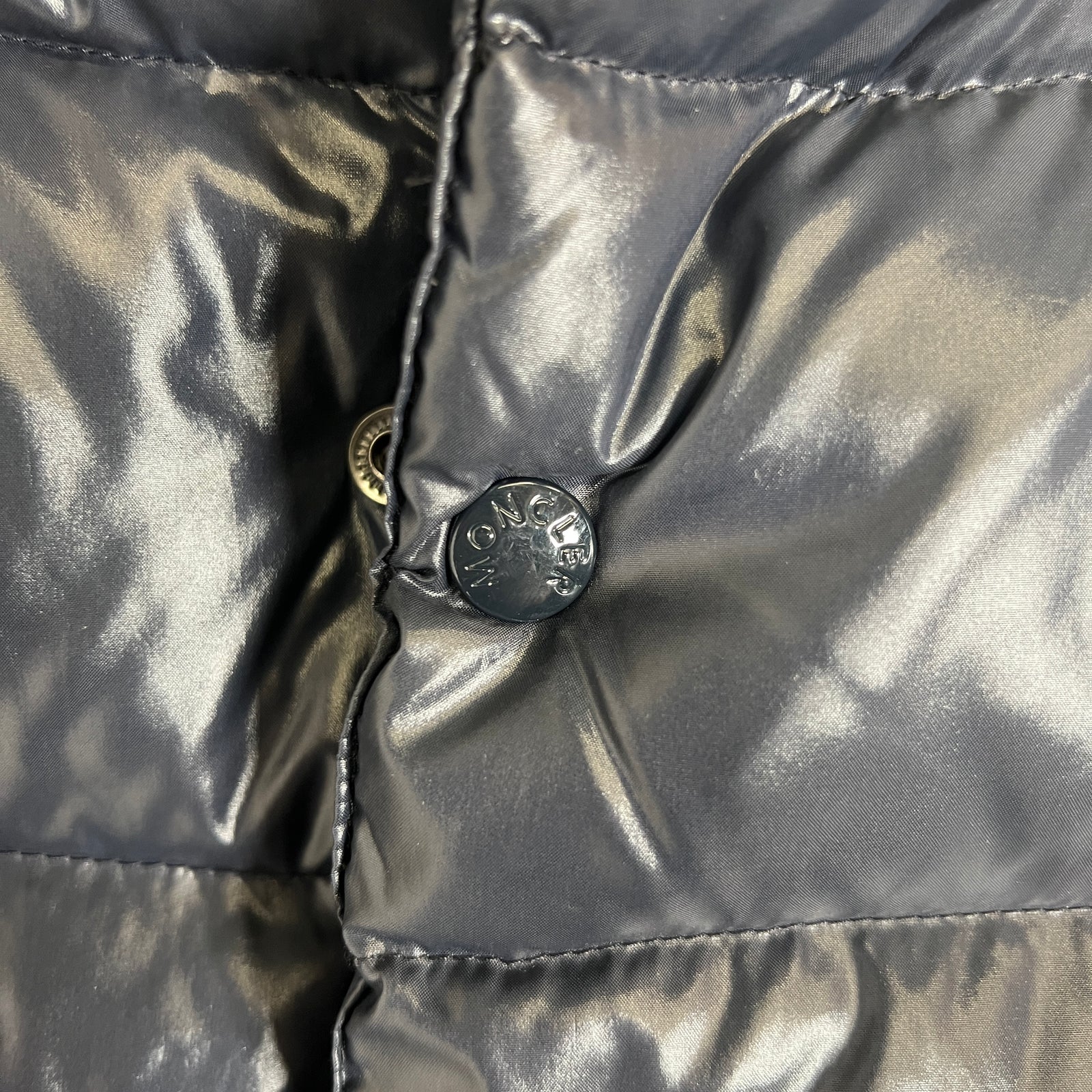 Moncler Puffer Vest Navy Size 5