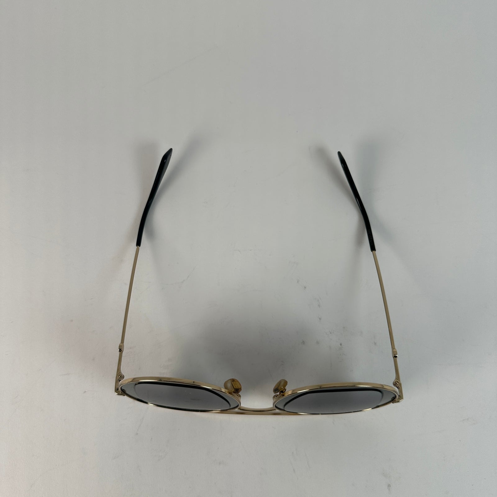 Gucci Gold Frame Circle Lense Glasses