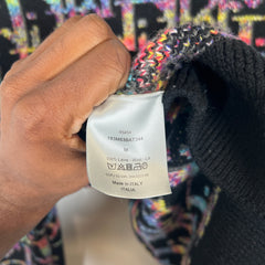 Dior Multicolor Oblique Logo Sweater Size M