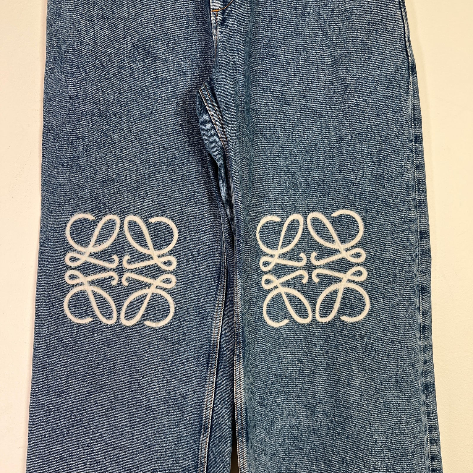 Loewe Anagram Baggy Denim Jeans