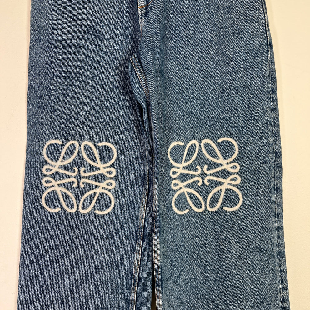 Loewe Anagram Baggy Denim Jeans
