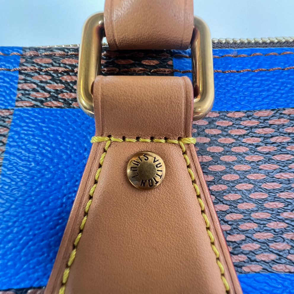 Louis Vuitton Blue Damier Pop Speedy Bandouliere 25