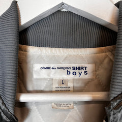 Comme Des Garcons Shirt Boy Satin Bomber Size L
