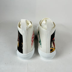 Dior B23 White 'AsteroDior' High-Top Sneaker Size 42