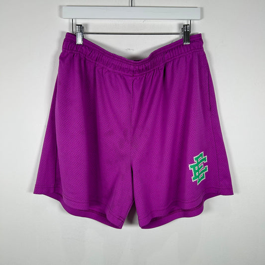 Eric Emmanuel Purple/Green Shorts Size XXL