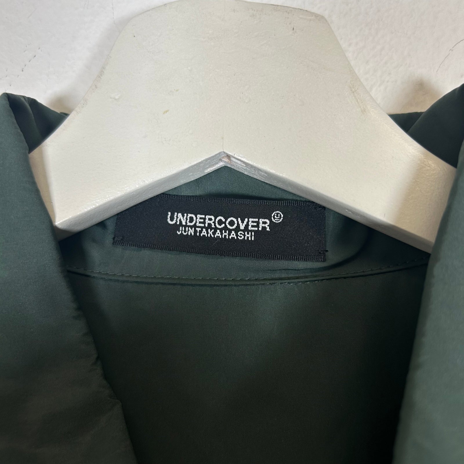 Undercover SS22 Green "Once In A Lifetime" Nylon Shirt Size 3