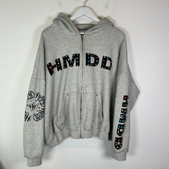 HMDD Grey Chimestone Zip-Up Hoodie