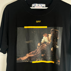 Off White Black Caravaggio T-Shirt Size XL