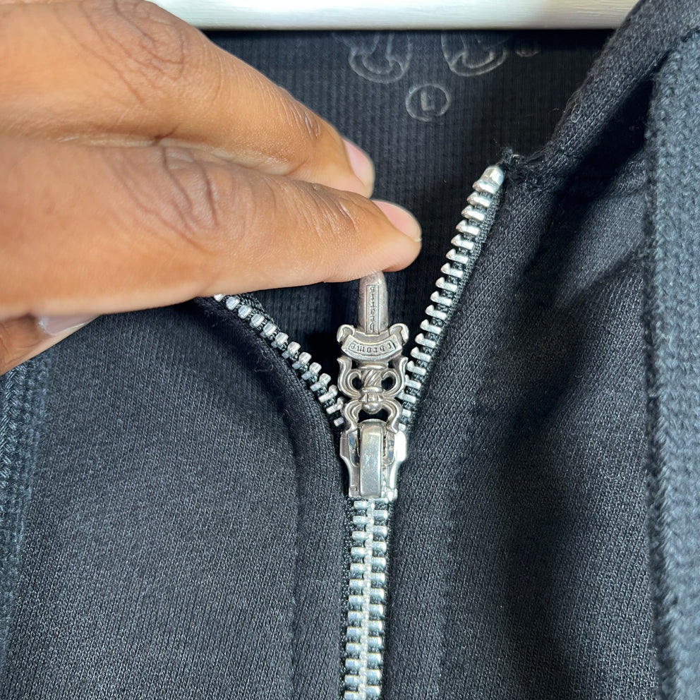 Chrome Hearts USA Dagger Thermal Zip-Up Hoodie