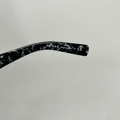 Prada Black Marble Square Sunglasses