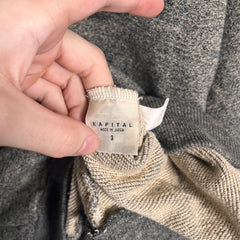 Kapital Grey Skeleton Knit Sweater Size 3