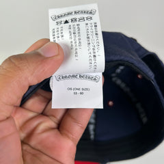 Chrome Hearts Navy Triple Cross Gas Station Hat