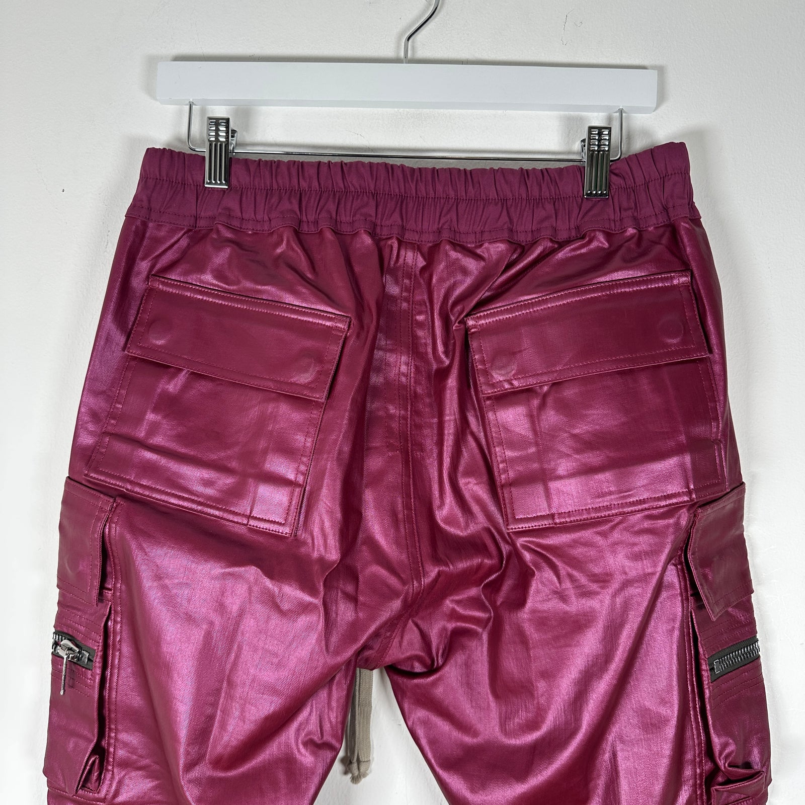 Rick Owens 'Fuchsia' Mastadon Cargo Pants Size 40