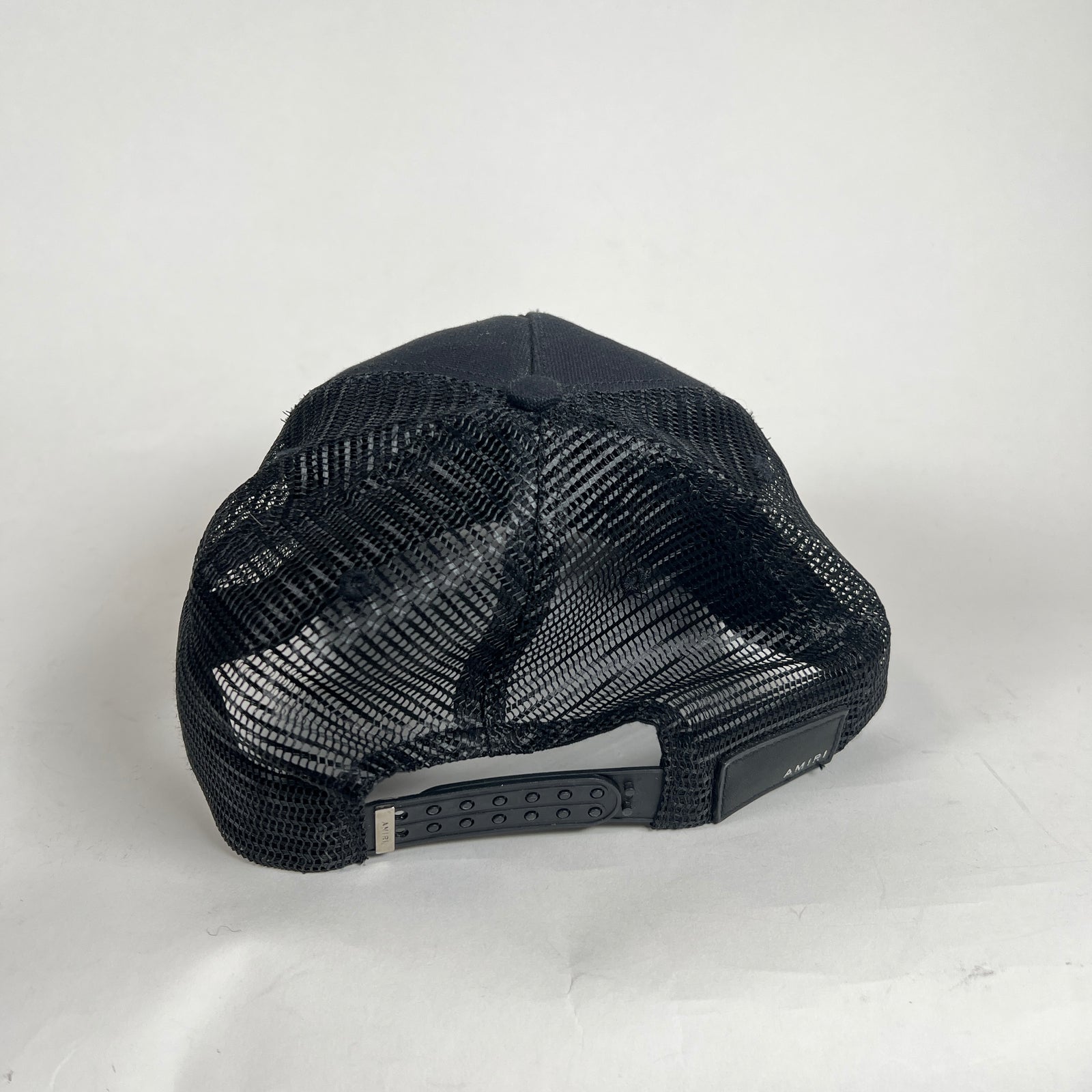 Amiri Paint Drip Logo Black Trucker