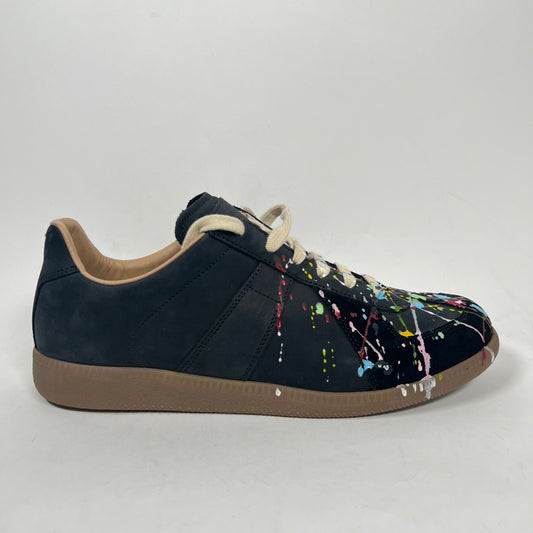 Maison Margiela Black Paint Splatter Gats Size 41