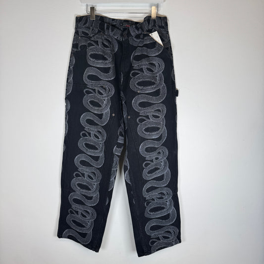 Supreme x Hysteric Glamour Black Carpenter Pants Size 36