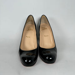 Christian Louboutin Black Miss Boxe 100 Heels Size 38