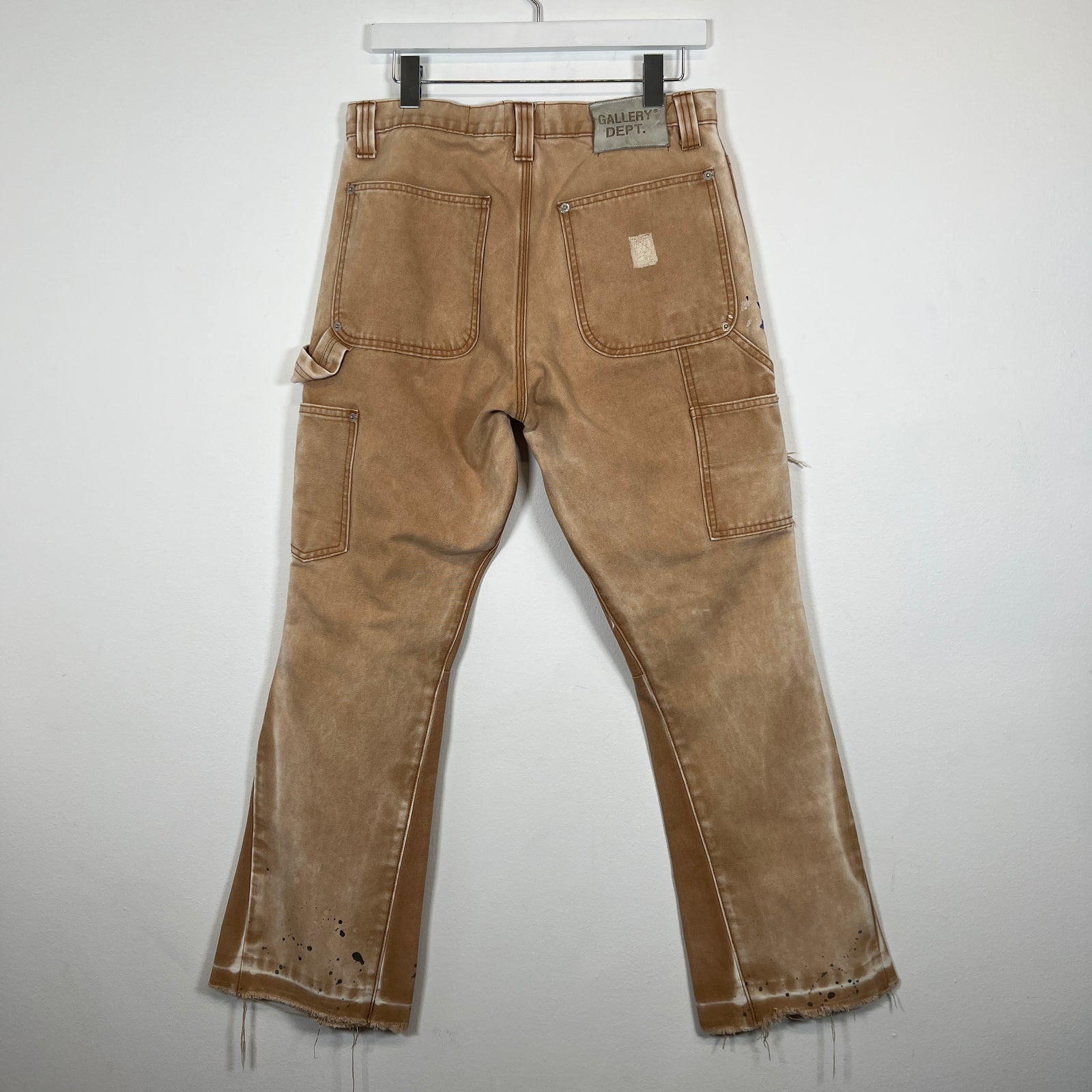 Gallery Dept Tan Carpenter Flares Sz 32