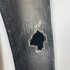 Number (N)ine AW01 "Standards" Grunge Bootcut Denim Size 3