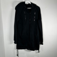 Raf Simons Black Zipper Hoodie Size 1