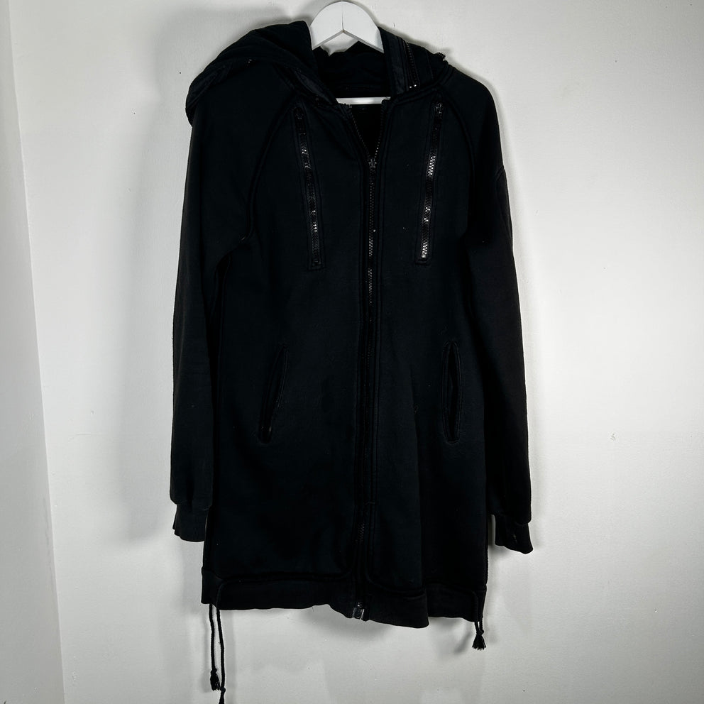 Raf Simons Black Zipper Hoodie Size 1