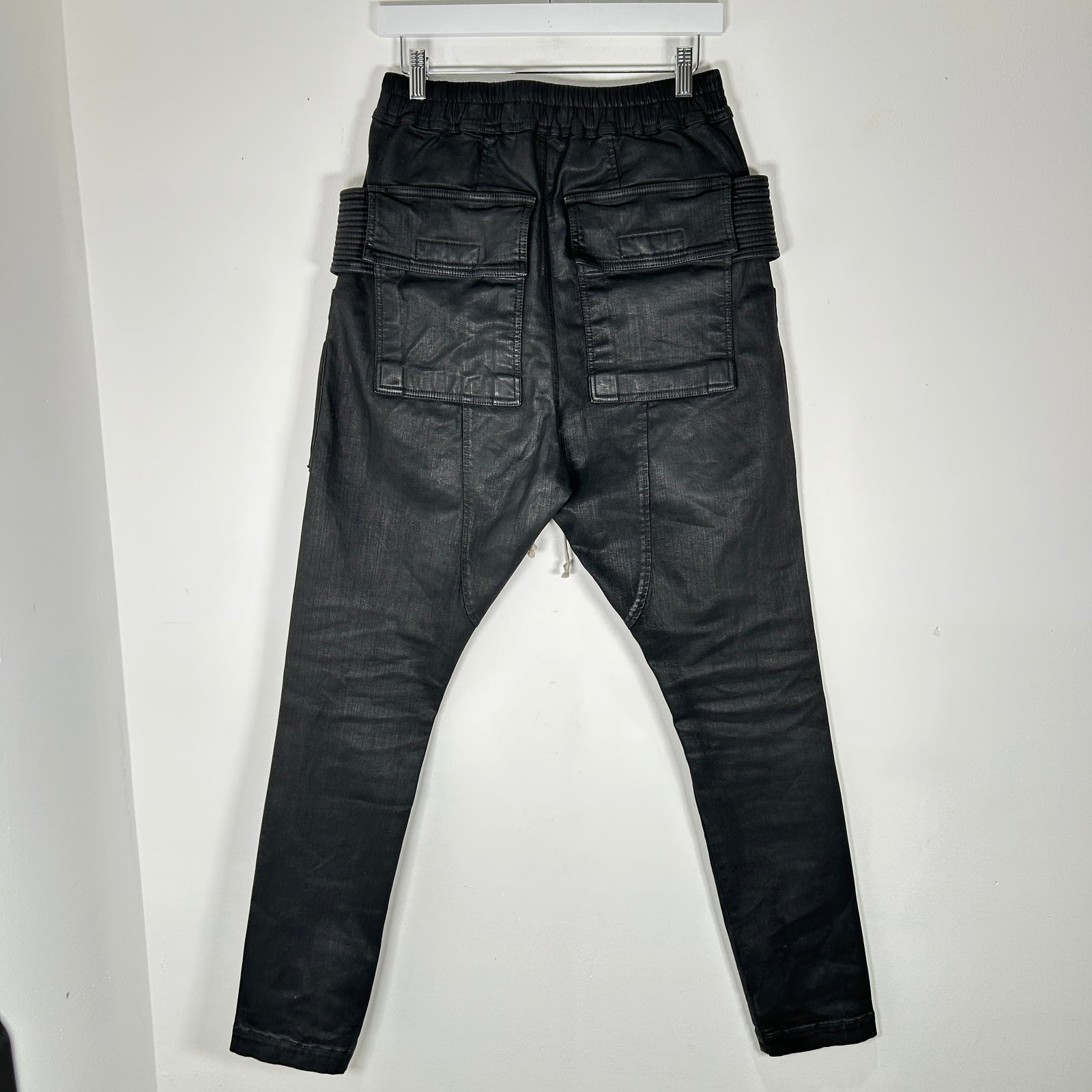 Rick Owens Waxed Creatch Cargos Size S
