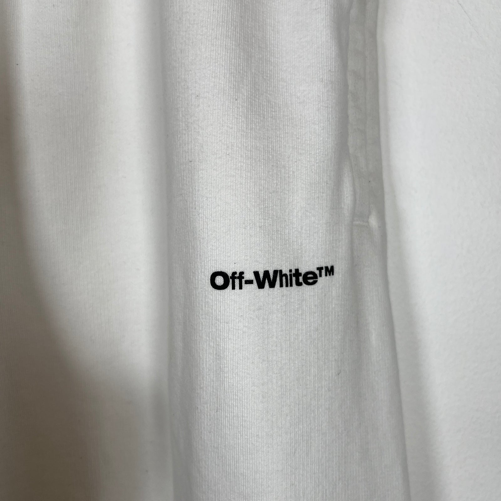 Off-White White Diag Wave Logo Sweatpants Size XL