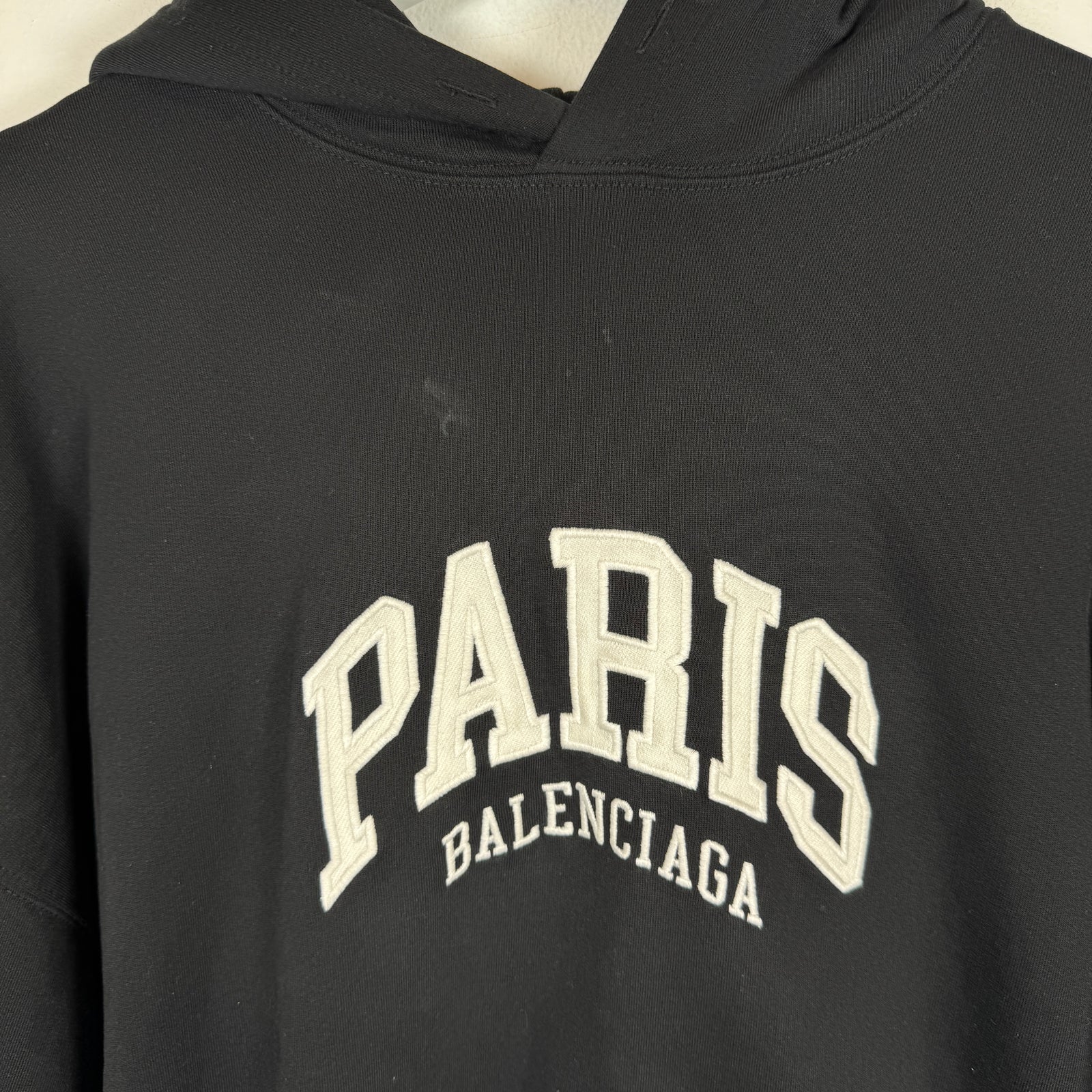 Balenciaga Black Paris Cities Hoodie Size 2