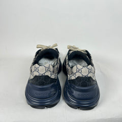 Gucci Navy GG Rhyton Sneaker Size GG 9.5