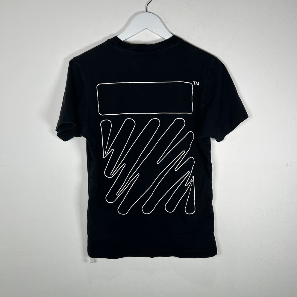 Off-White Scribble Graphic T-Shirt Size S