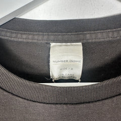 Number (N)ine SS01 'Bible' Graphic T-Shirt Size 2