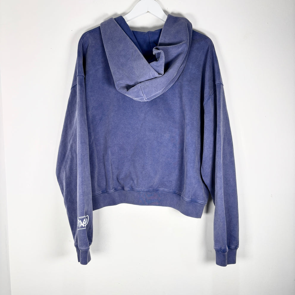 Raspberry Hills Purple 'RBERRY' Logo Zip-Up Hoodie Size M