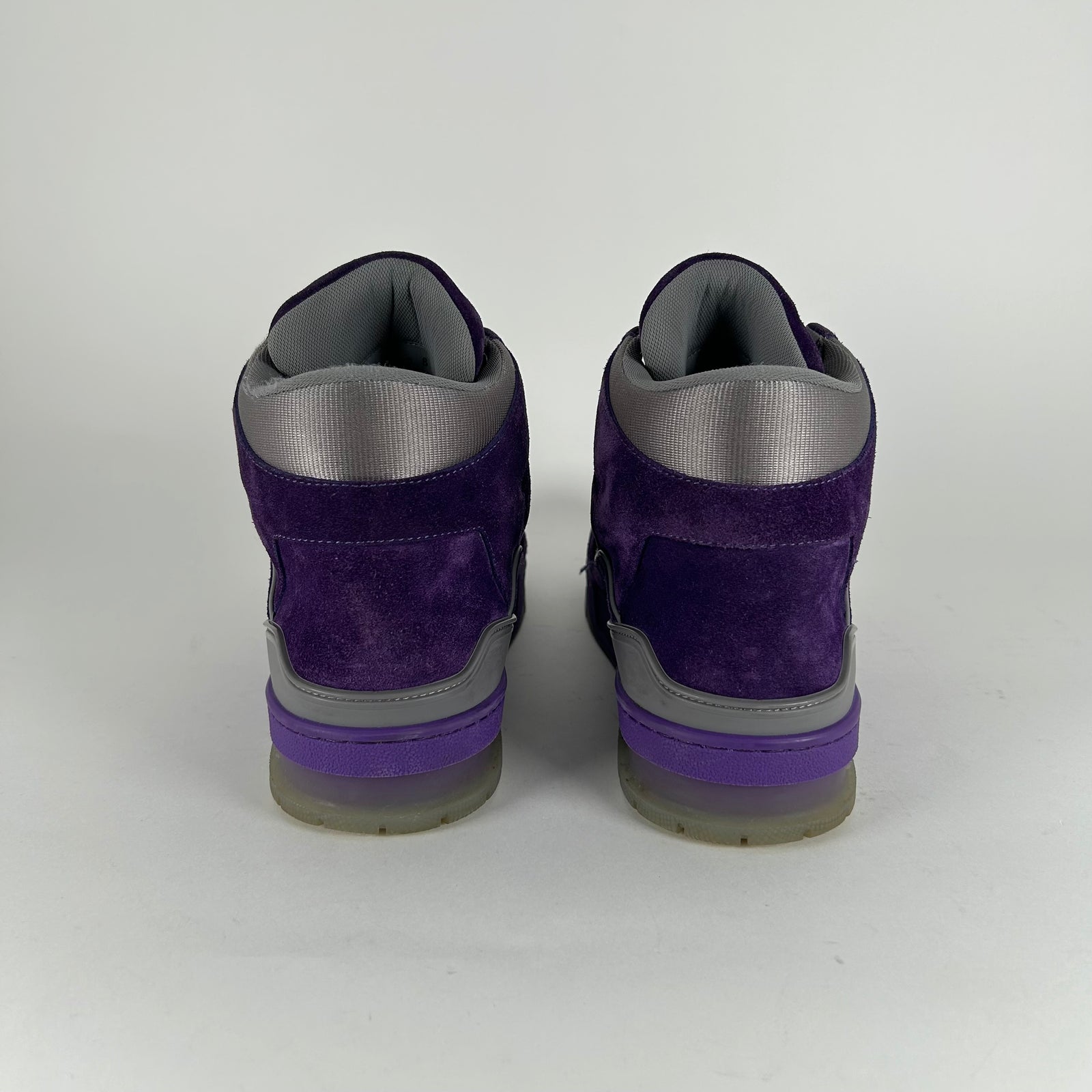 Louis Vuitton Purple High-Top Trainers Size 9.5