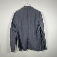 Lanvin x Acne SS09 Blue Linen Like Blazer Size M
