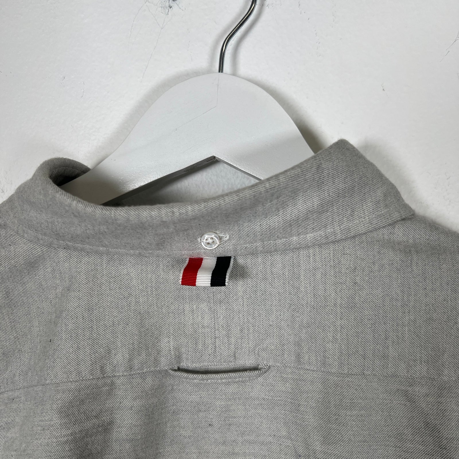 Thom Browne Grey Button Up Shirt Size S