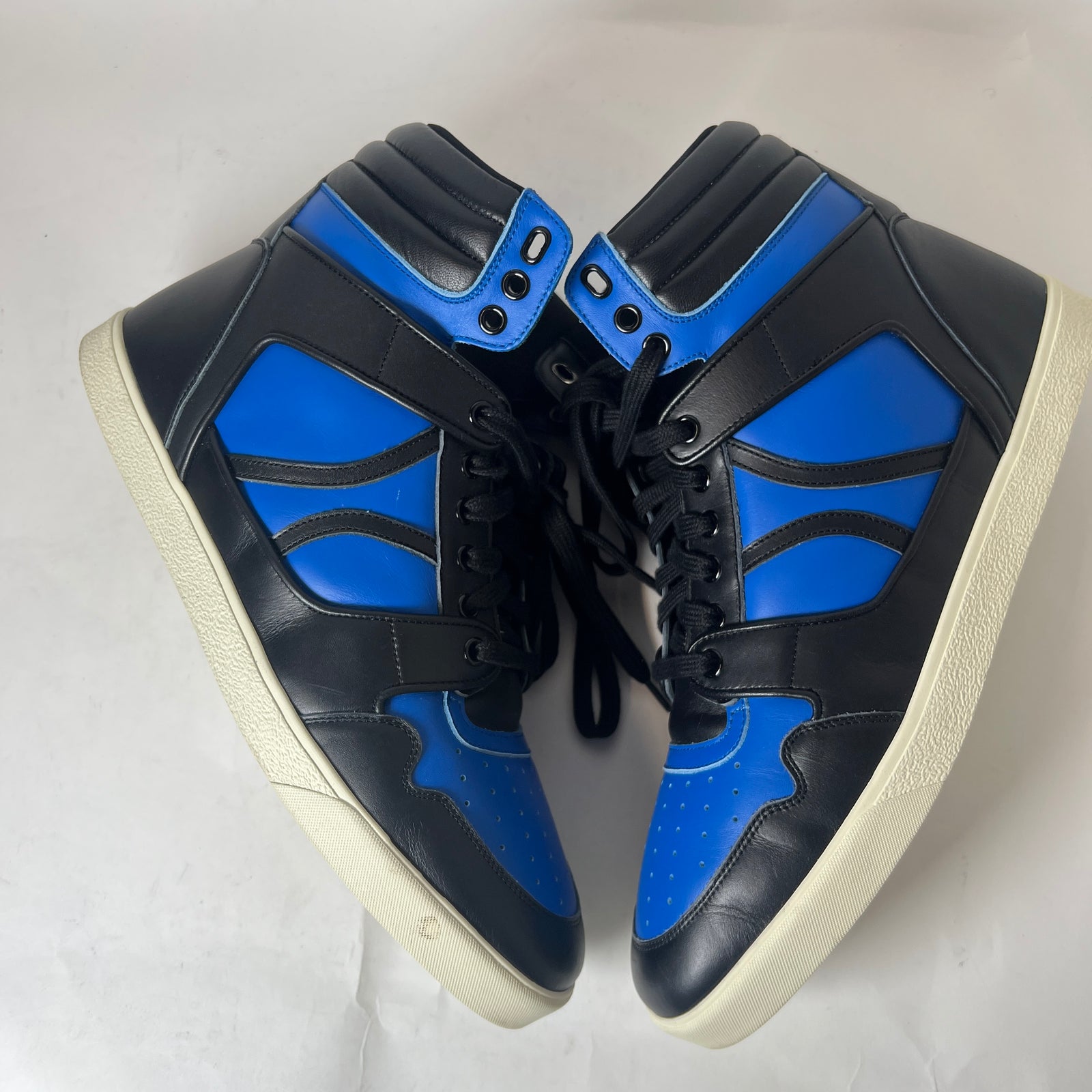 Celine Royal Blue Brake High-Top Sneaker Size 44