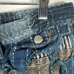 Kapital Boro Denim Shorts Size 34
