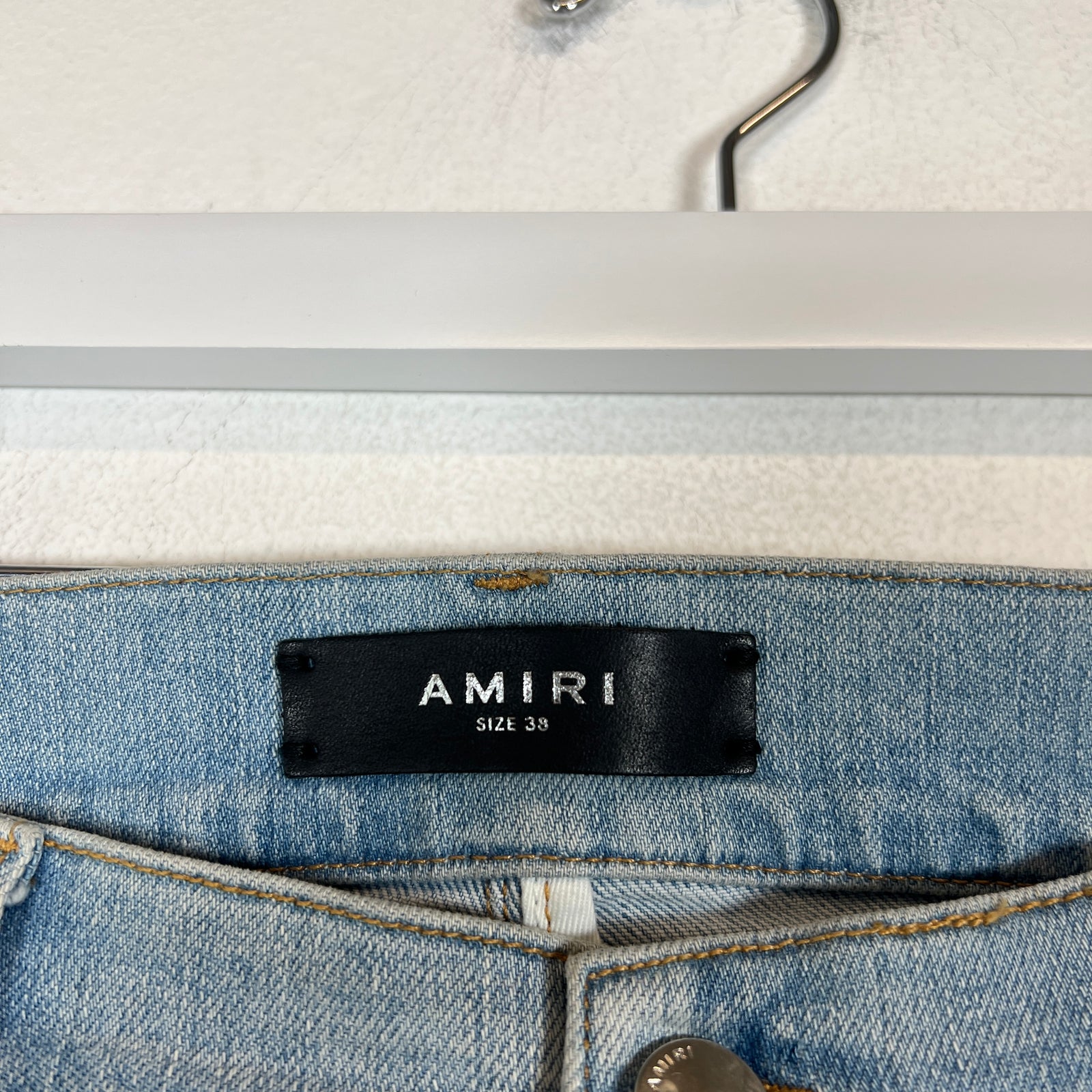 Amiri Lightwash Paint Splatter Jeans Size 38