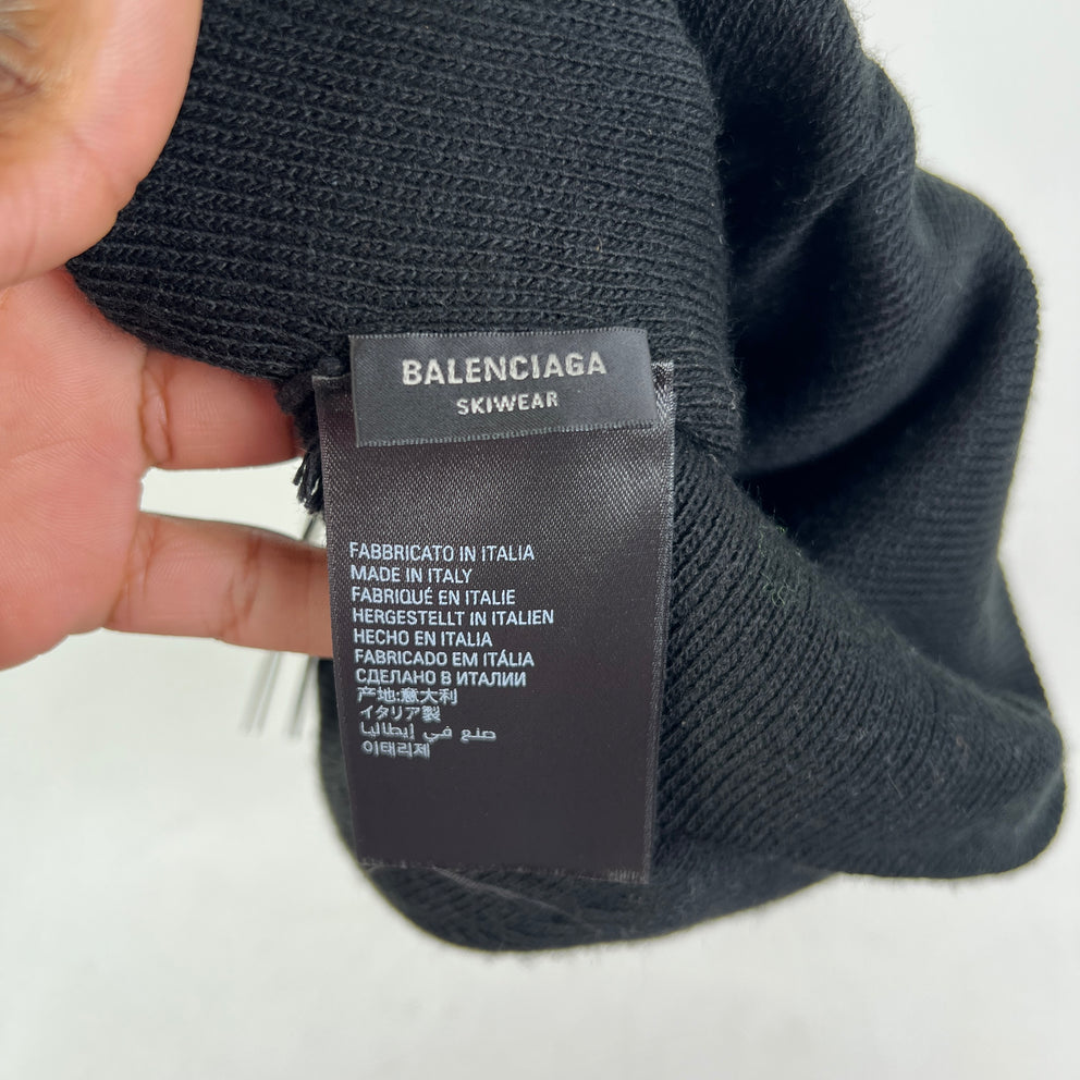 Balenciaga 3B Sports Icon Ribbed Beanie