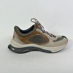 Gucci Gray/Brown Interlocking G Runners Size GG 39.5