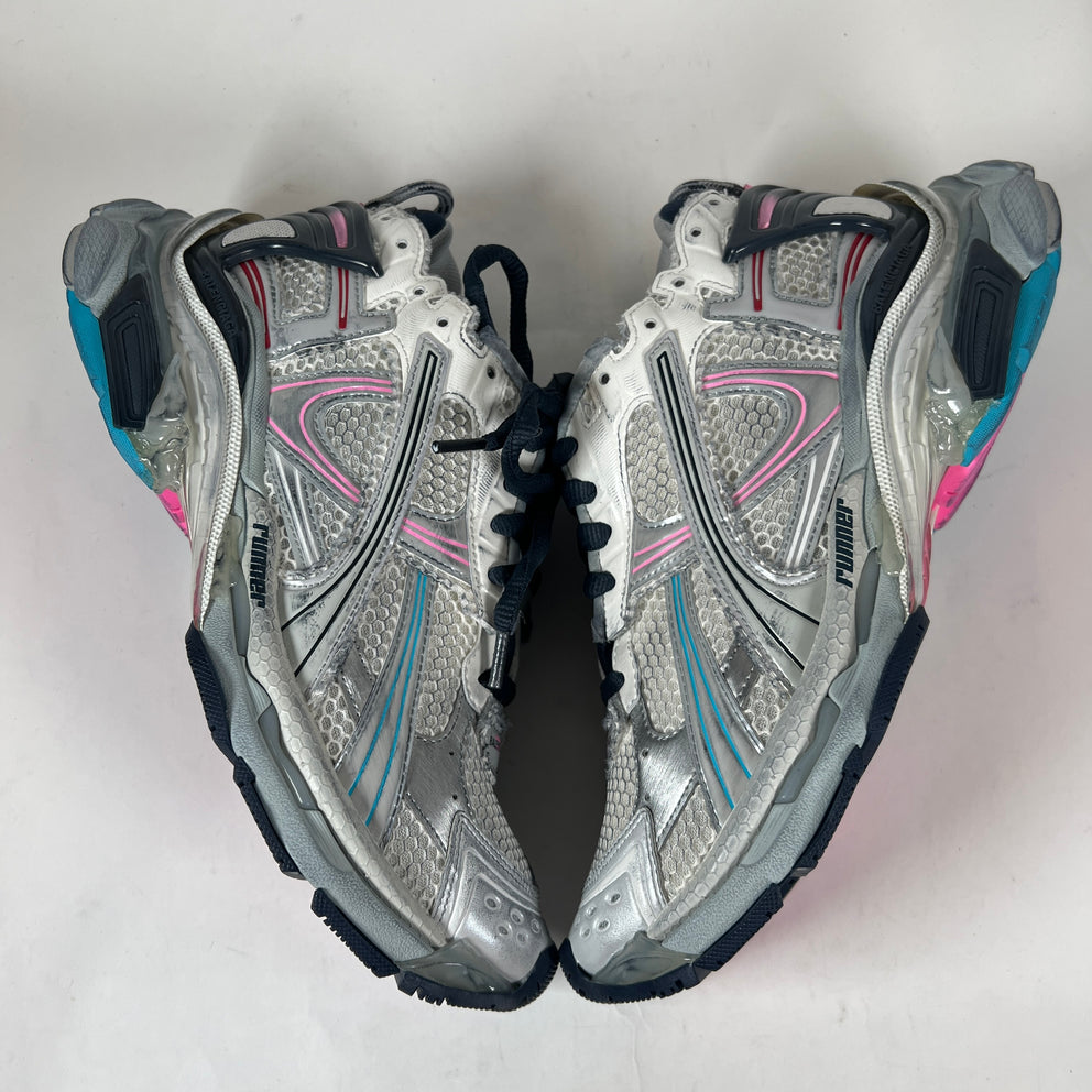 Balenciaga Grey/Pink/Blue Runners Size 42