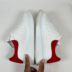 Alexander McQueen White/Red Sneaker Size 40.5