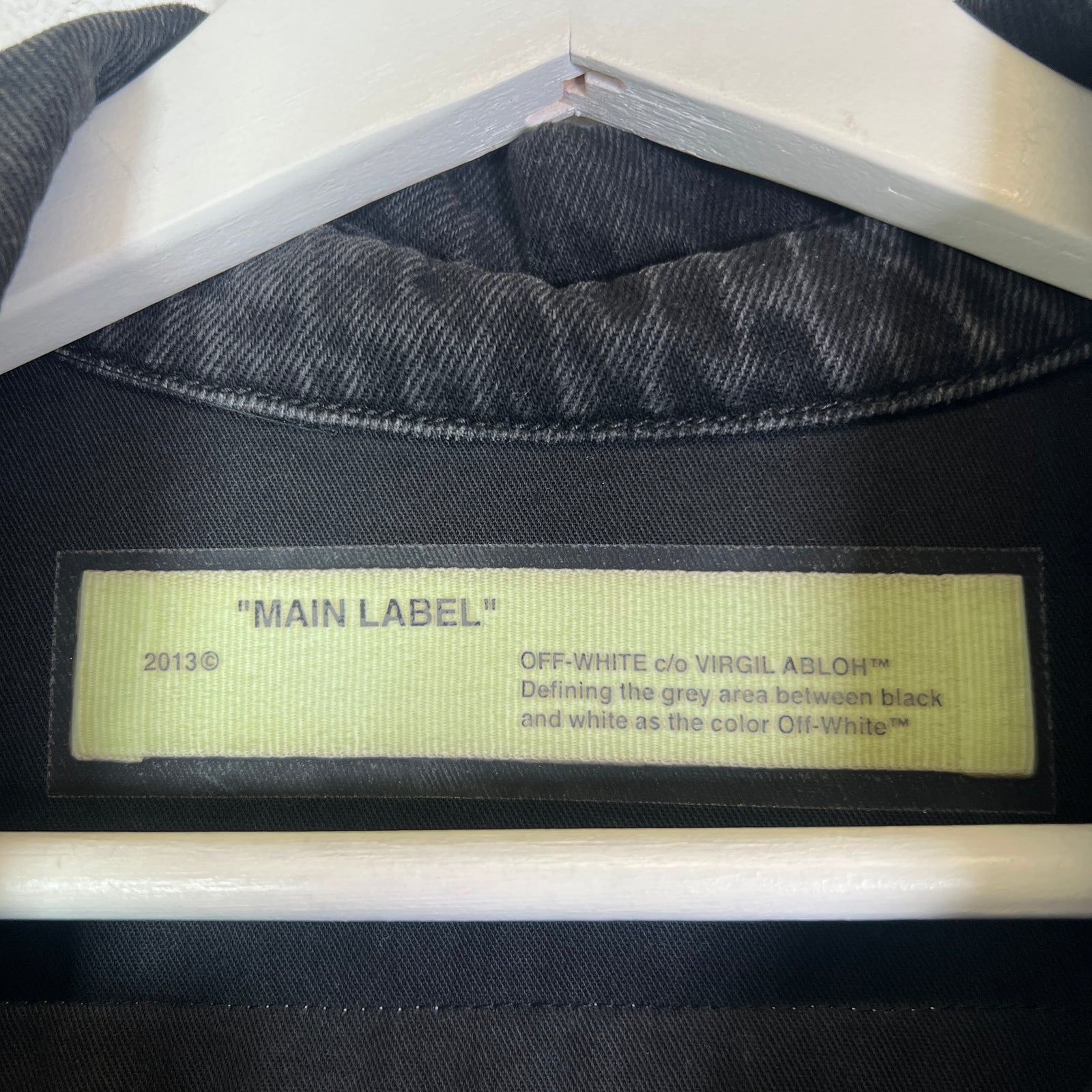 Off-White Checkered Denim Overshirt