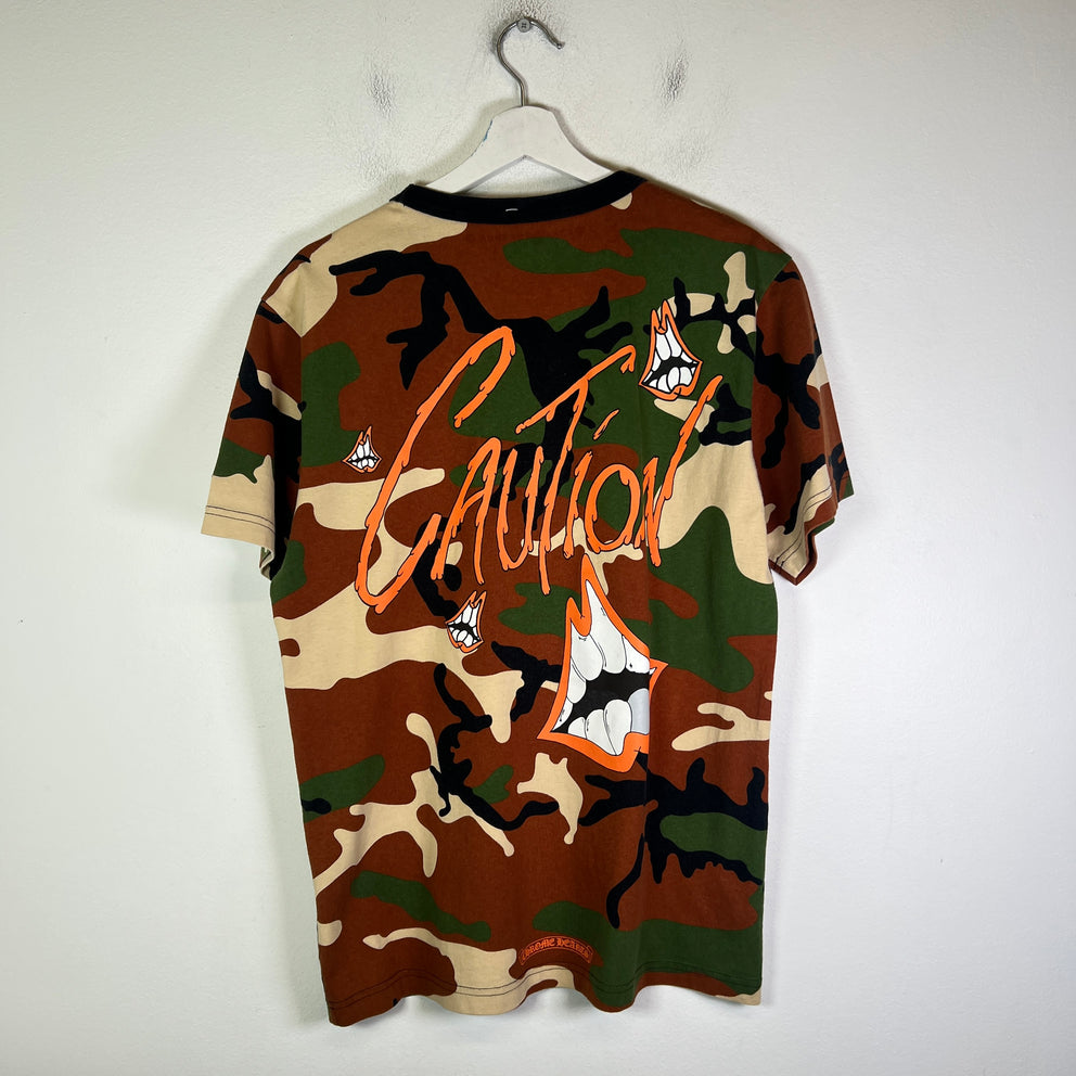 Chrome Hearts Matty Boy Caution Logo T-Shirt